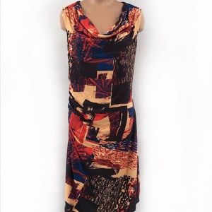 Triste Print Dress Size 0X